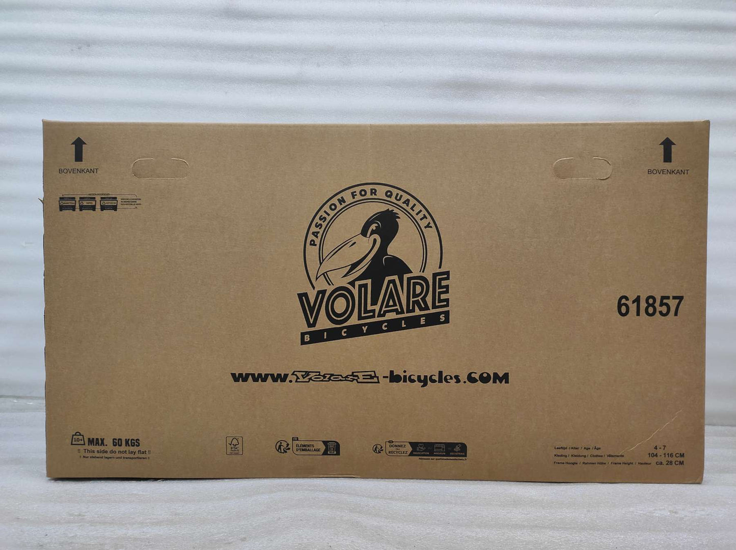 Volare Thombike Barncykel 18 tum, Gul - För barn 4-7 år