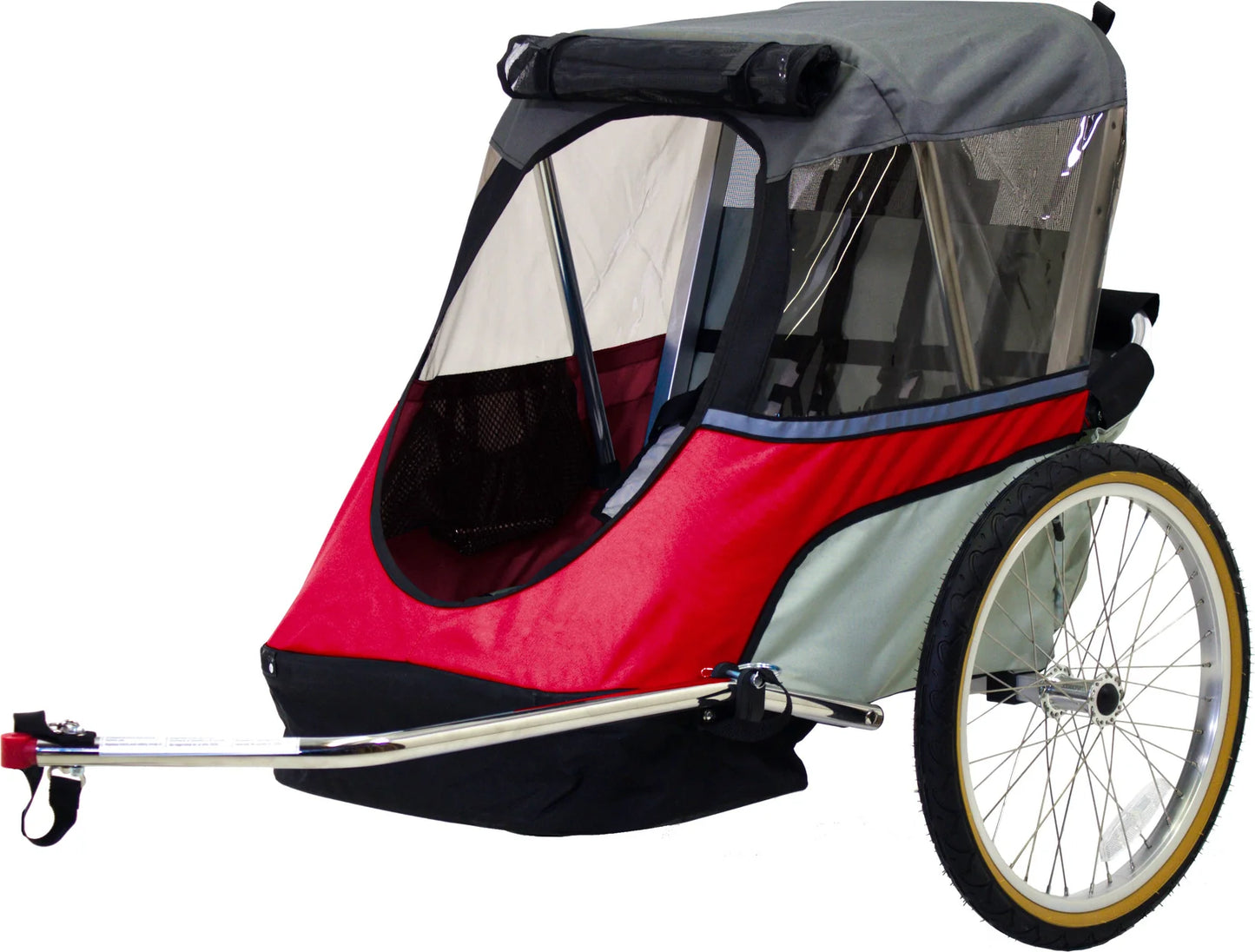 Wike Junior Cykelvagn för Barn – 2 Sits, Hopfällbar