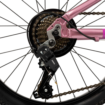 Huffy Literide Lila Rosa 20 tum – Barncykel med 7 växlar