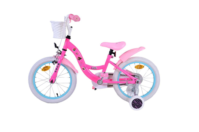 LOL Barncykel 16 Tum, Stödhjul - För barn 4-6 år