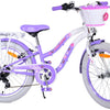 Volare Lovely Barncykel 20 tum, Lila 7 Växlar - Lilla Cykelbutiken