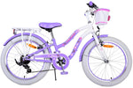 Volare Lovely Barncykel 20 tum, Lila 7 Växlar - Lilla Cykelbutiken