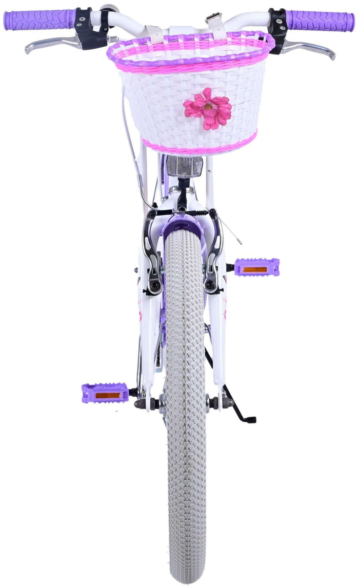 Volare Lovely Barncykel Två Handbromsar 20 tum, Lila - Lilla Cykelbutiken
