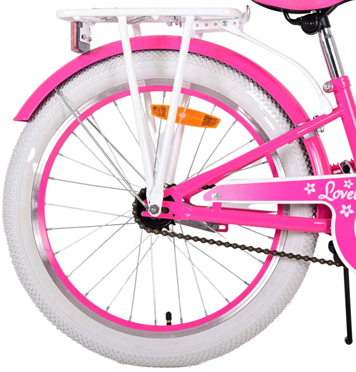 Volare Lovely Barncykel 20 tum, Rosa - Lilla Cykelbutiken