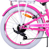 Volare Lovely Barncykel 20 tum, Rosa 7 Växlar - Lilla Cykelbutiken