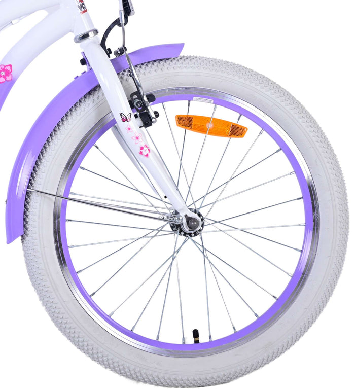 Volare Lovely Barncykel Två Handbromsar 20 tum, Lila - Lilla Cykelbutiken