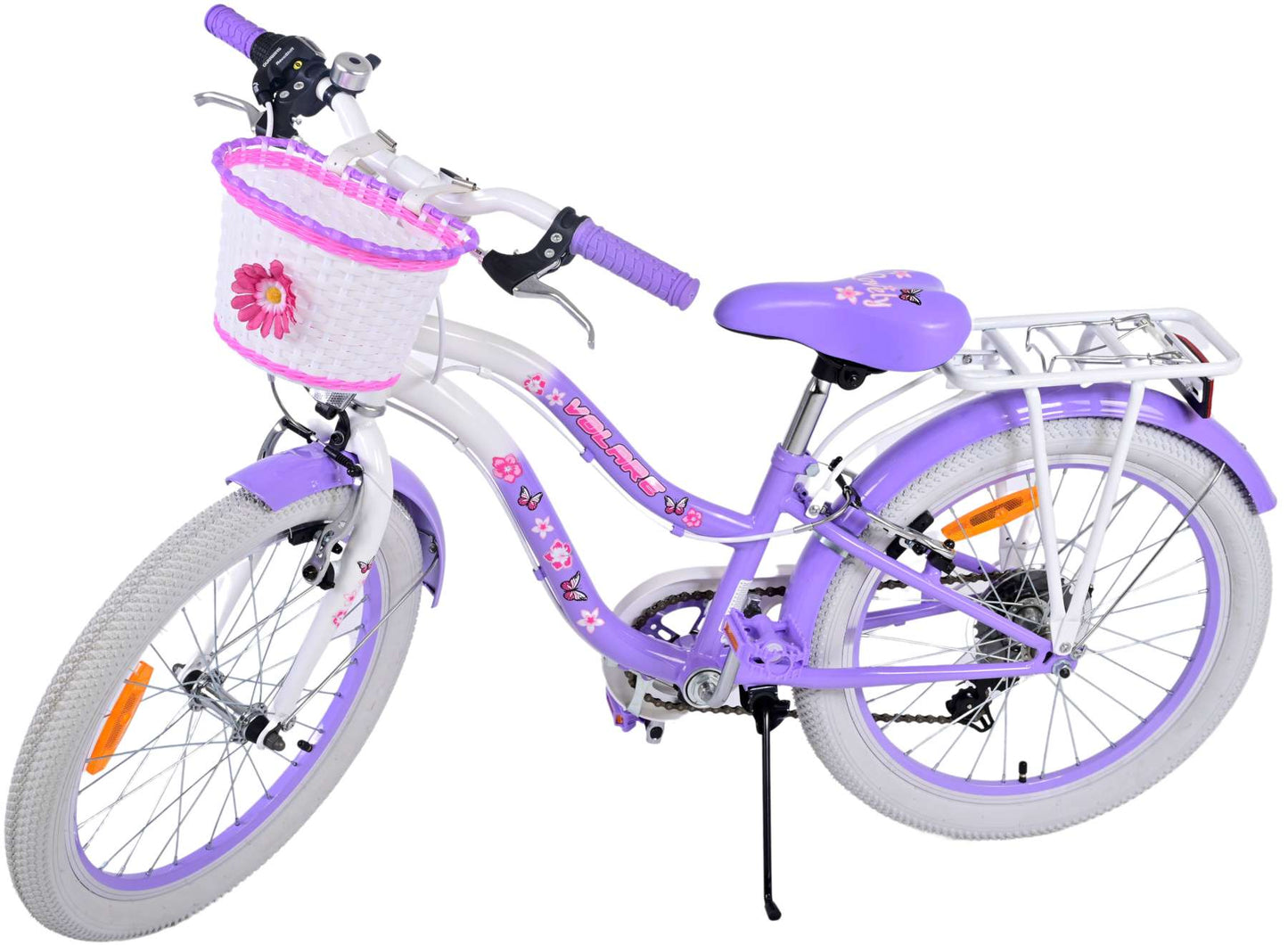 Volare Lovely Barncykel 20 tum, Lila 7 Växlar - Lilla Cykelbutiken