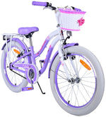 Volare Lovely Barncykel Två Handbromsar 20 tum, Lila - Lilla Cykelbutiken