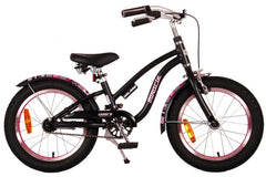 Volare Miracle Cruiser Barncykel 16 tum, Matt Svart - För barn 4-6 år