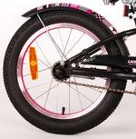 Volare Miracle Cruiser Barncykel 16 tum, Matt Svart - Lilla Cykelbutiken