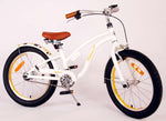 Volare Miracle Cruiser Barncykel 18 tum, Vit - Lilla Cykelbutiken