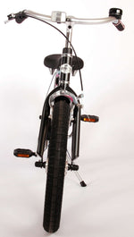 Volare Miracle Cruiser Barncykel 18 tum, Matt Svart - Lilla Cykelbutiken