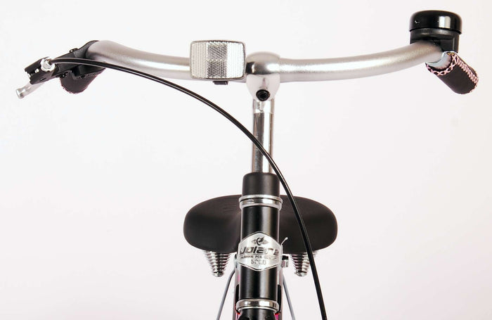 Volare Miracle Cruiser Barncykel 18 tum, Matt Svart - Lilla Cykelbutiken