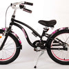 Volare Miracle Cruiser Barncykel 18 tum, Matt Svart - Lilla Cykelbutiken