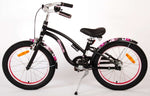 Volare Miracle Cruiser Barncykel 18 tum, Matt Svart - Lilla Cykelbutiken