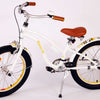 Volare Miracle Cruiser Barncykel 18 tum, Vit - Lilla Cykelbutiken