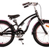 Volare Miracle Cruiser Barncykel 18 tum, Matt Svart - Lilla Cykelbutiken