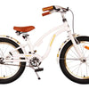 Volare Miracle Cruiser Barncykel 18 tum, Vit - Lilla Cykelbutiken