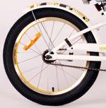 Volare Miracle Cruiser Barncykel 18 tum, Vit - Lilla Cykelbutiken