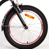 Volare Miracle Cruiser Barncykel 18 tum, Matt Svart - Lilla Cykelbutiken
