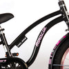 Volare Miracle Cruiser Barncykel 18 tum, Matt Svart - Lilla Cykelbutiken