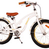 Volare Miracle Cruiser Barncykel 18 tum, Vit - Lilla Cykelbutiken