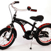 Volare Miracle Cruiser Barncykel 14 tum, Matt Svart - Lilla Cykelbutiken