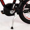 Volare Miracle Cruiser Barncykel 14 tum, Matt Svart - Lilla Cykelbutiken