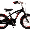 Volare Miracle Cruiser Barncykel 14 tum, Matt Svart - Lilla Cykelbutiken