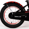 Volare Miracle Cruiser Barncykel 14 tum, Matt Svart - Lilla Cykelbutiken