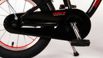 Volare Miracle Cruiser Barncykel 14 tum, Matt Svart - Lilla Cykelbutiken