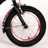 Volare Miracle Cruiser Barncykel 14 tum, Matt Svart - Lilla Cykelbutiken