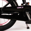 Volare Miracle Cruiser Barncykel 14 tum, Matt Svart - Lilla Cykelbutiken