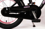 Volare Miracle Cruiser Barncykel 14 tum, Matt Svart - Lilla Cykelbutiken