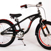 Volare Miracle Cruiser Barncykel 18 tum, Matt Svart - Lilla Cykelbutiken