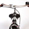 Volare Miracle Cruiser Barncykel 18 tum, Matt Svart - Lilla Cykelbutiken