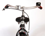 Volare Miracle Cruiser Barncykel 18 tum, Matt Svart - Lilla Cykelbutiken