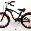 Volare Miracle Cruiser Barncykel 18 tum, Matt Svart - Lilla Cykelbutiken