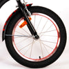 Volare Miracle Cruiser Barncykel 18 tum, Matt Svart - Lilla Cykelbutiken