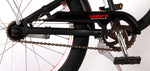 Volare Miracle Cruiser Barncykel 18 tum, Matt Svart - Lilla Cykelbutiken