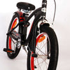 Volare Miracle Cruiser Barncykel 18 tum, Matt Svart - Lilla Cykelbutiken