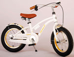 Volare Miracle Cruiser Barncykel 14 tum, Vit - Lilla Cykelbutiken