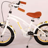 Volare Miracle Cruiser Barncykel 14 tum, Vit - Lilla Cykelbutiken