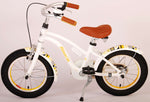 Volare Miracle Cruiser Barncykel 14 tum, Vit - Lilla Cykelbutiken