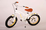 Volare Miracle Cruiser Barncykel 14 tum, Vit - Lilla Cykelbutiken
