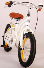 Volare Miracle Cruiser Barncykel 14 tum, Vit - Lilla Cykelbutiken