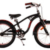 Volare Miracle Cruiser Barncykel 18 tum, Matt Svart - Lilla Cykelbutiken