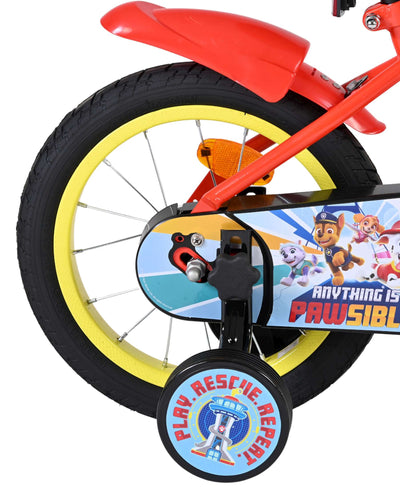 Paw Patrol Barncykel 14 tum, Röd - För barn 5-5 år