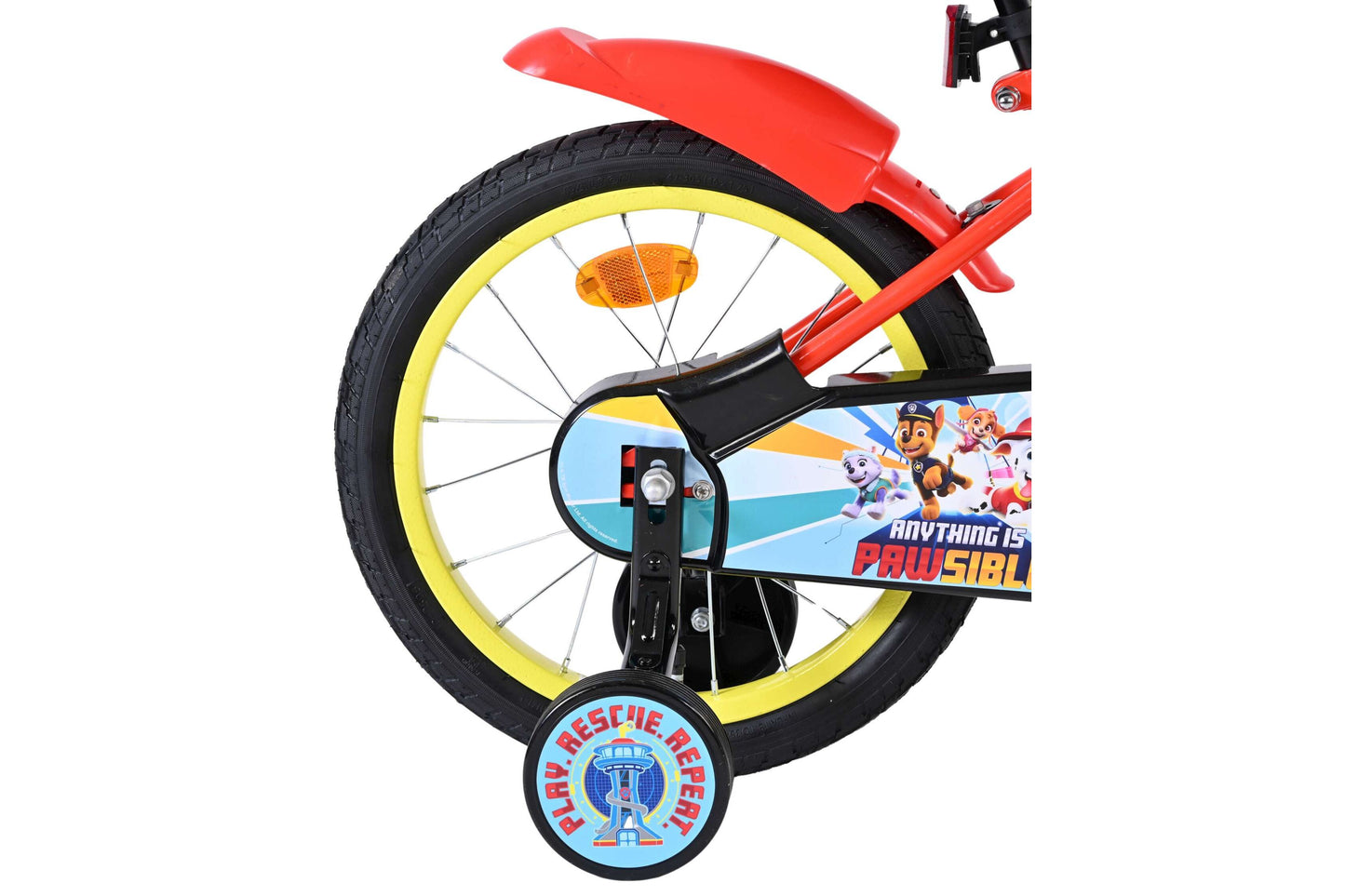 Paw Patrol 16 Tum Barncykel -  För barn 4-6 år