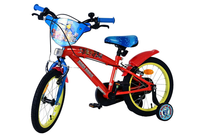 Paw Patrol 16 tum barncykel, två handbromsar – För barn 4–6 år